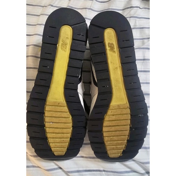 Size Men 6.5 Women 8- Figs X New Balance 996 White Navy - Picture 2 of 7